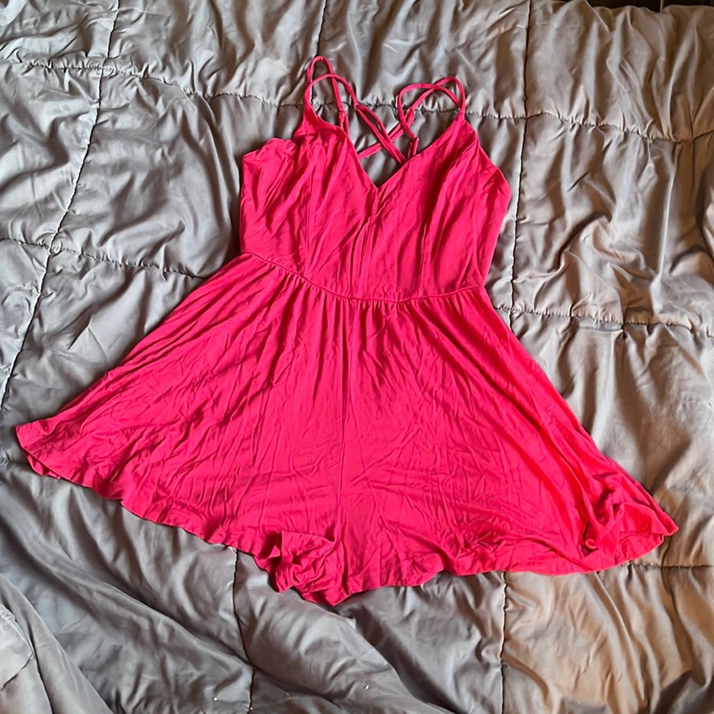 Forever 21 Pink Romper, Size M